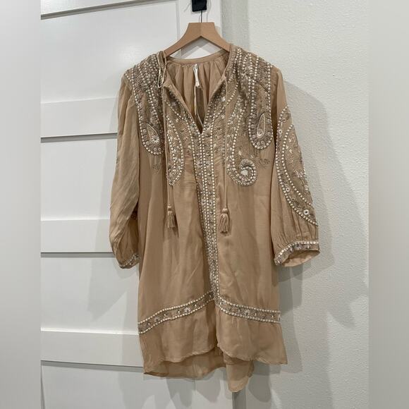 ☀️NWT Anthropologie Embroidered Dress - Picture 4 of 7